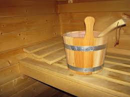 sauna, water, bucket, steam, dry, wet